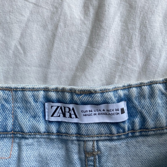 Zara high rise denim shorts - Picture 5 of 5